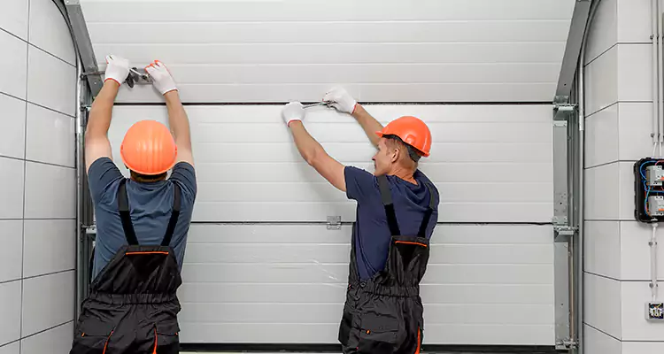 Garage Door Bottom Panel Repair in Westchase, FL