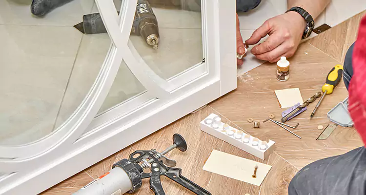 Interior Patio Door Casing Repair in Westchase, FL